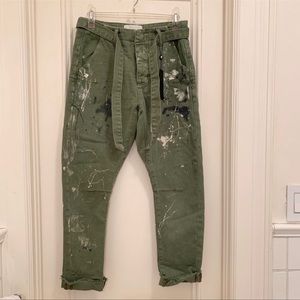 One Teaspoon Cavalries distressed tapered boyfriend jeans